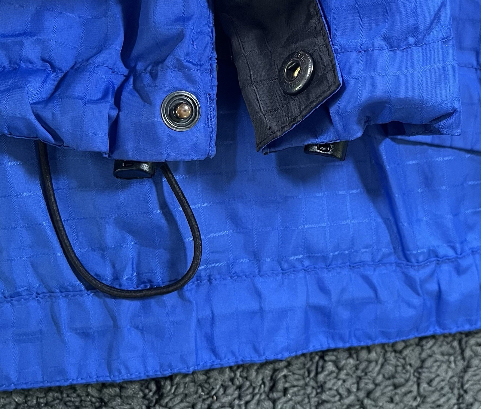 VTG Marmot Windbreaker Rain Jacket Royal Blue Nylon Shell Hooded Full Zip Large