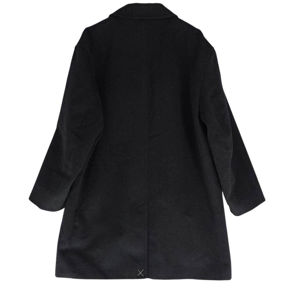 Pronto Uomo Mens 46R The Raincoat Wool Cashmere Charcoal Gray Coat Business