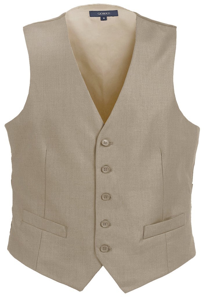 Gioberti Men’s Button Suit Formal Vest 70% Polyester/30% Rayon Size S-6XL VS-95
