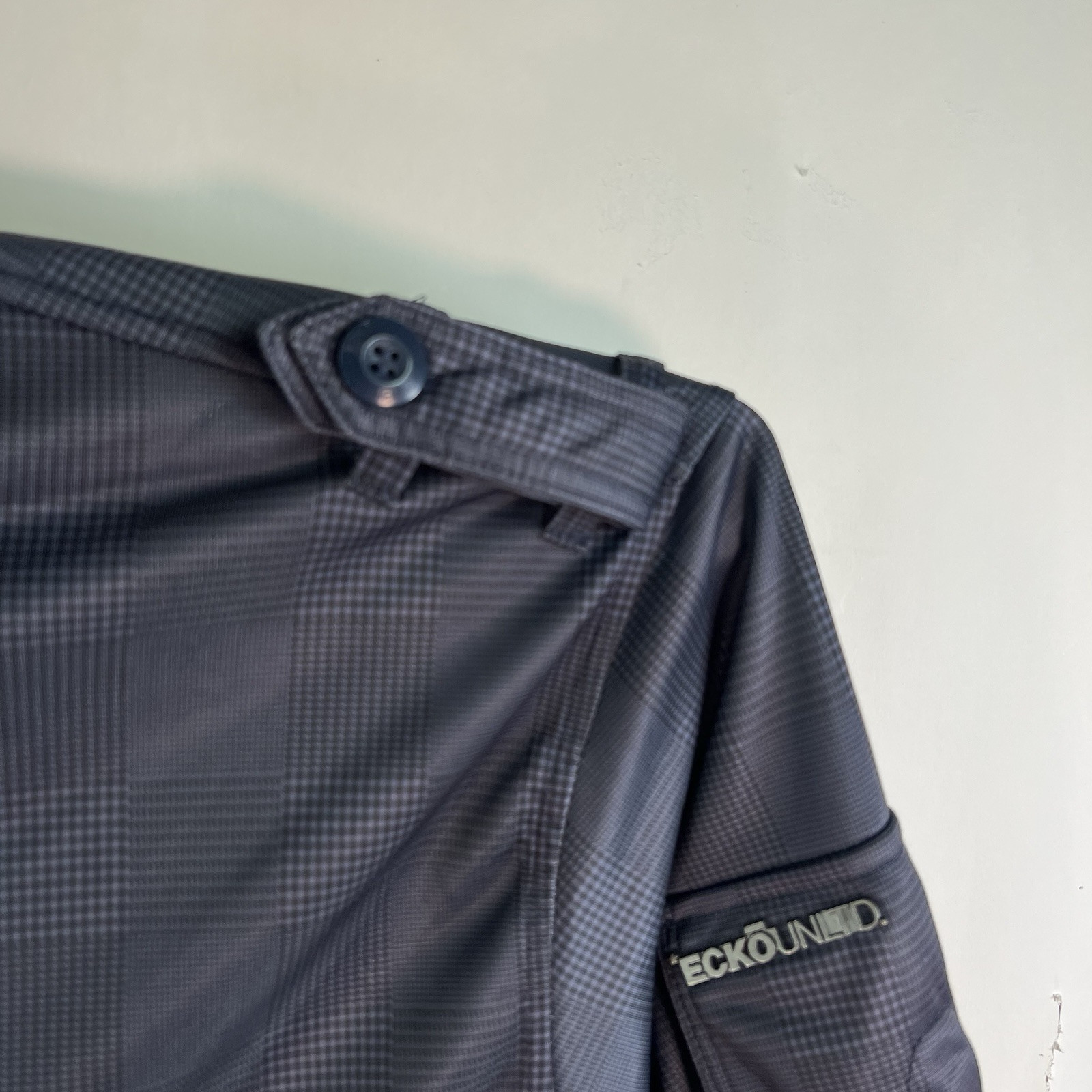 ECKO Unltd. Button/Zip Field Jacket Mens 2XL Gray