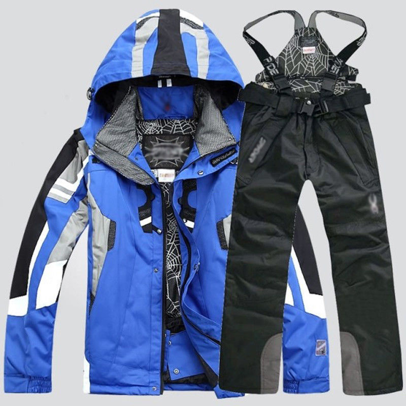 Men’s Winter Ski Suit Pants Jacket Waterproof Coat Snowboard Snowsuits Outdoor
