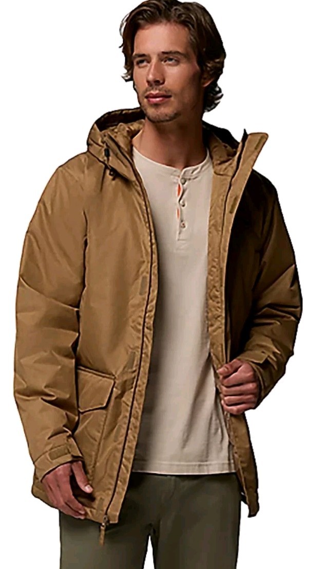Men’s Columbia Pines Lake Omni Heat Heavy Waterproof Insulated HOOD Parka Sz XL