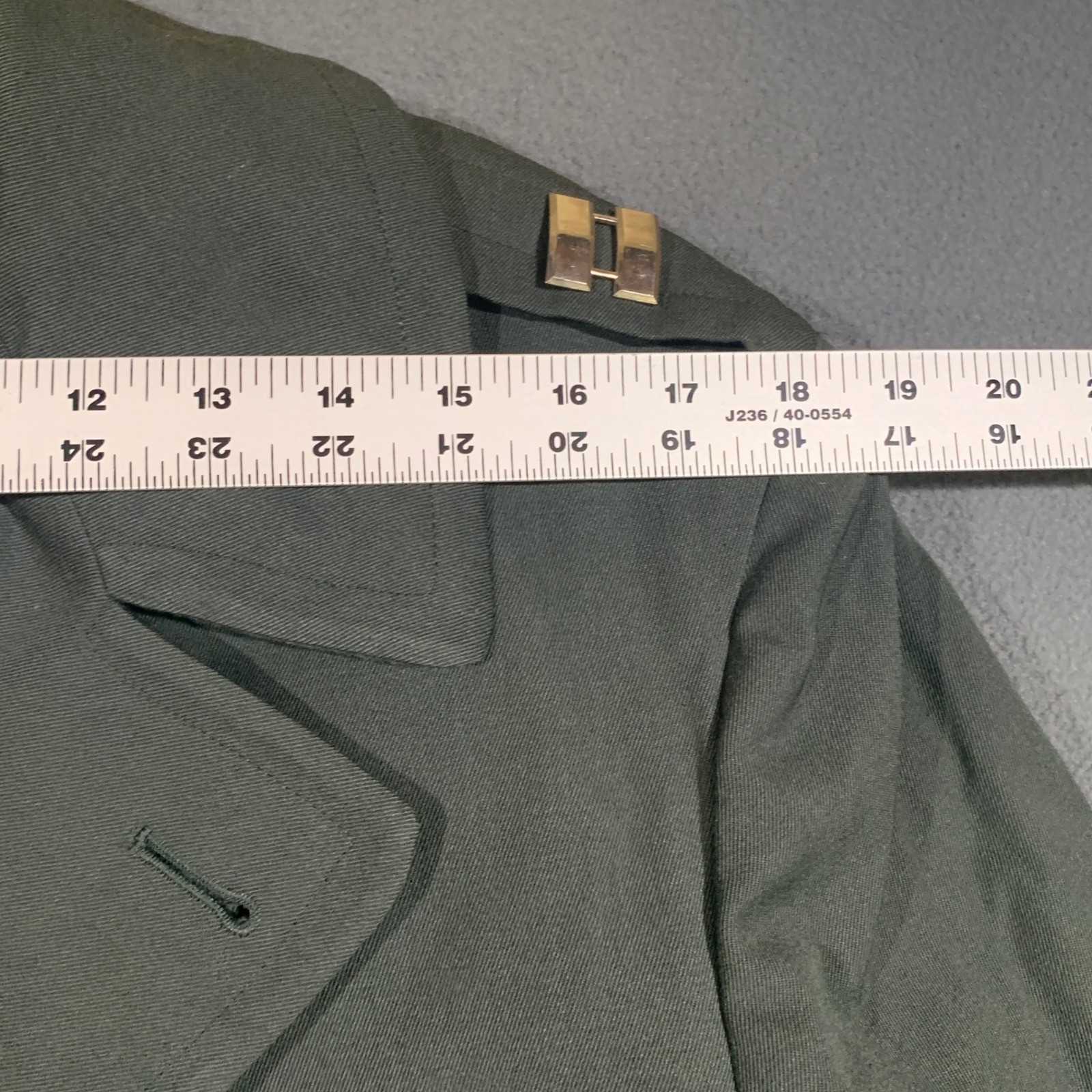Military Surplus Trench Coat Men 38R Olive Green Wool Liner Belted Vintage