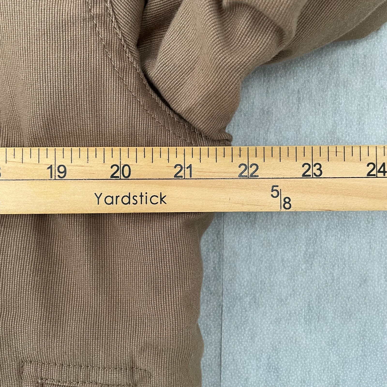Flint and Tinder Jacket Adult Medium Brown Sherpa Fleece Deck Military Bomber M