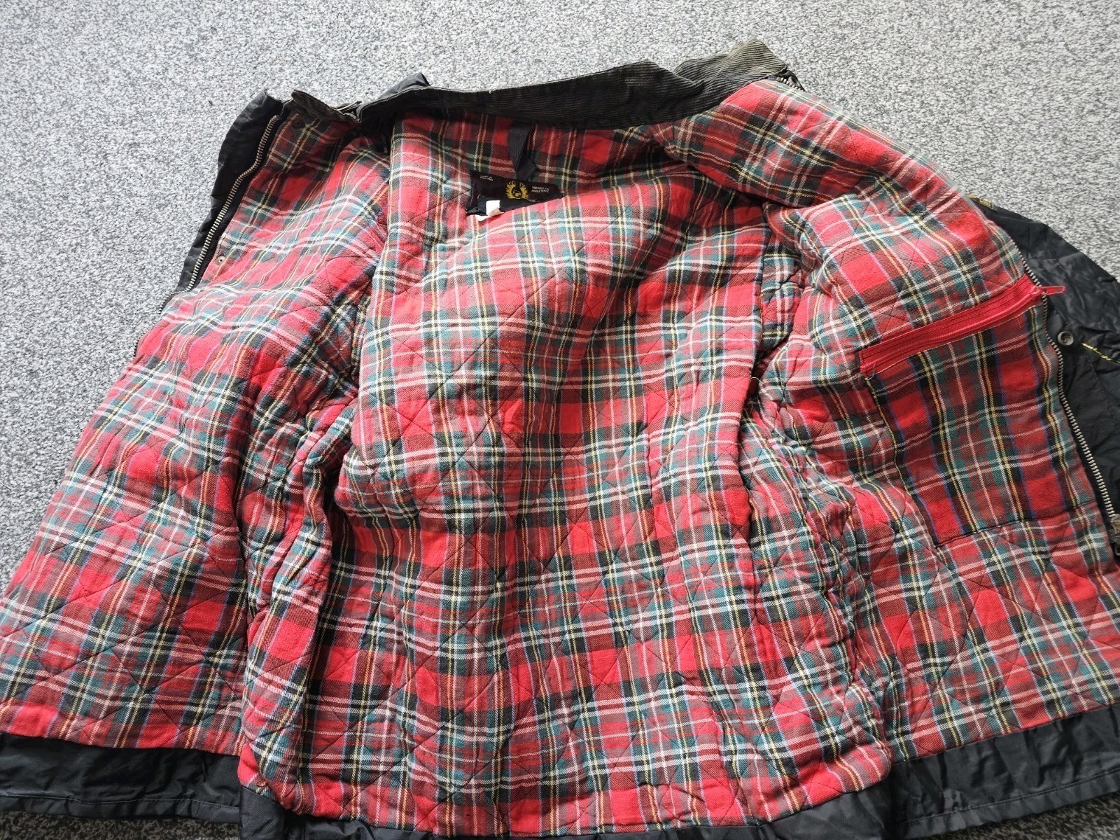 Vtg 80’s Belstaff Tourmaster 500 Jacket Mens XL-2XL Lined Waterproof Nylon 46/48