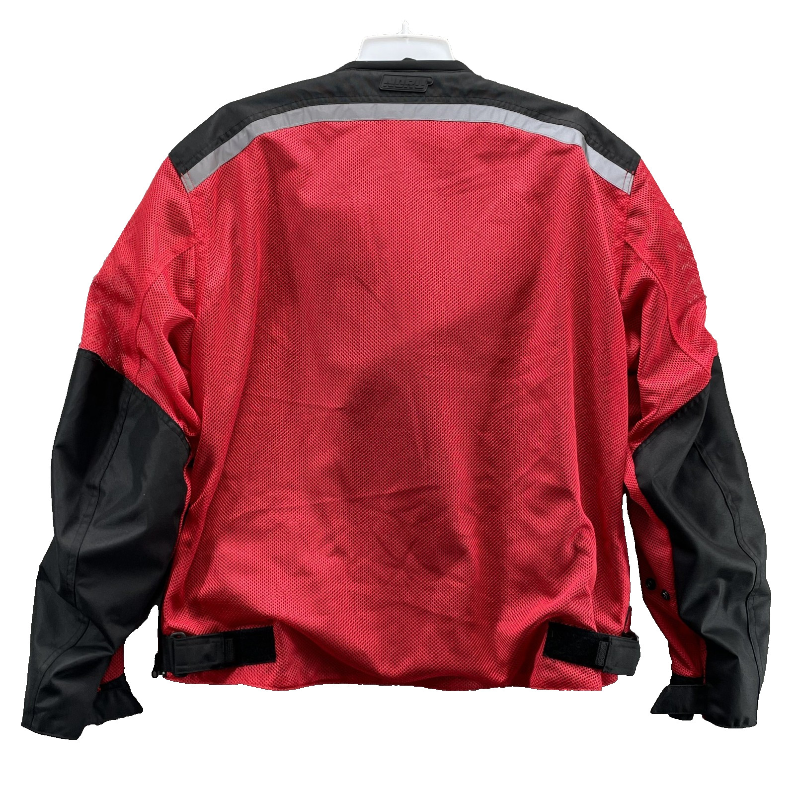 Noru Padded Motorcycle Jacket Men’s 2XL Red Protective Racing Bomber Biker Sport