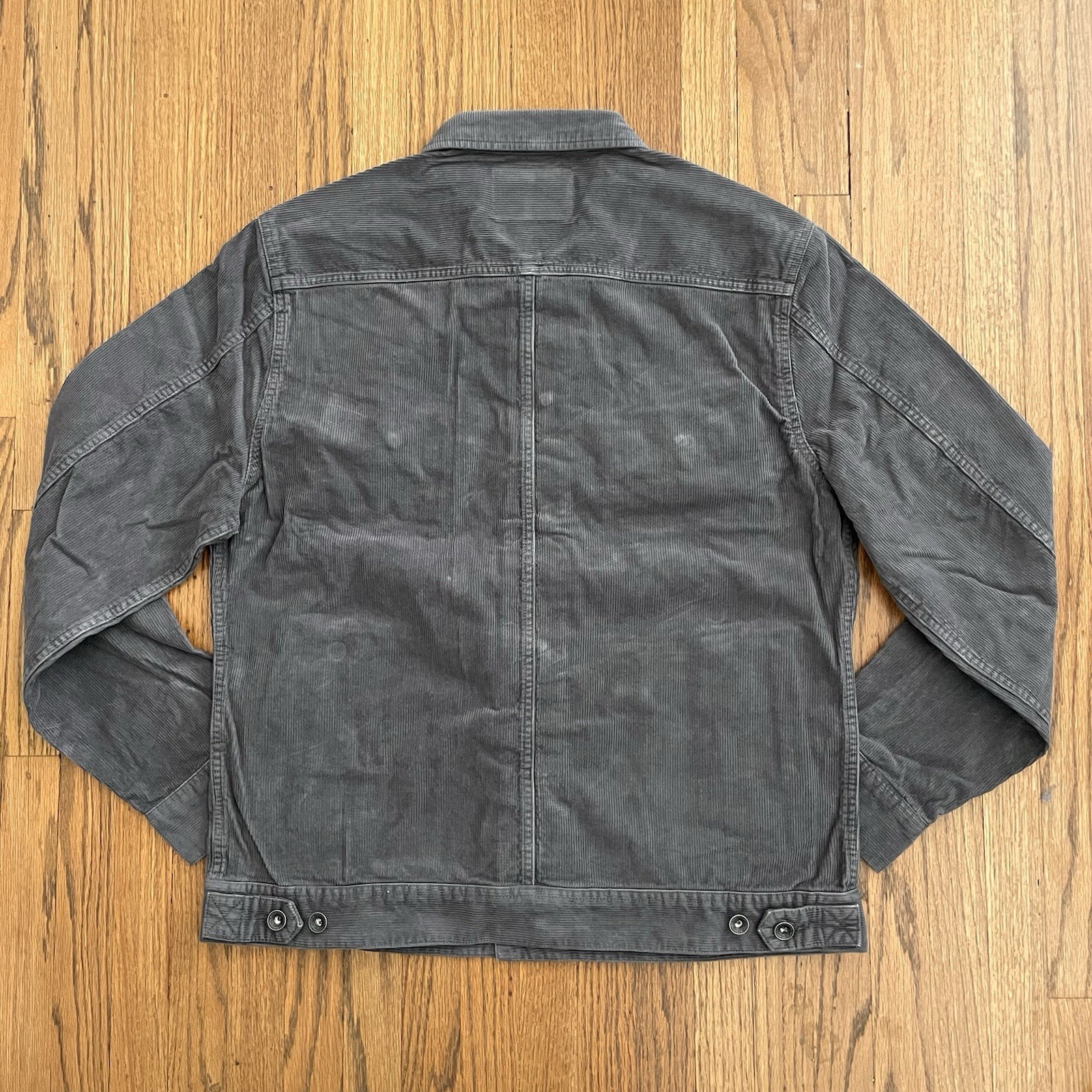 TAYLOR STITCH The Long Haul Jacket in Shale Cord Gray Mens XXL 46 NWT msrp $198