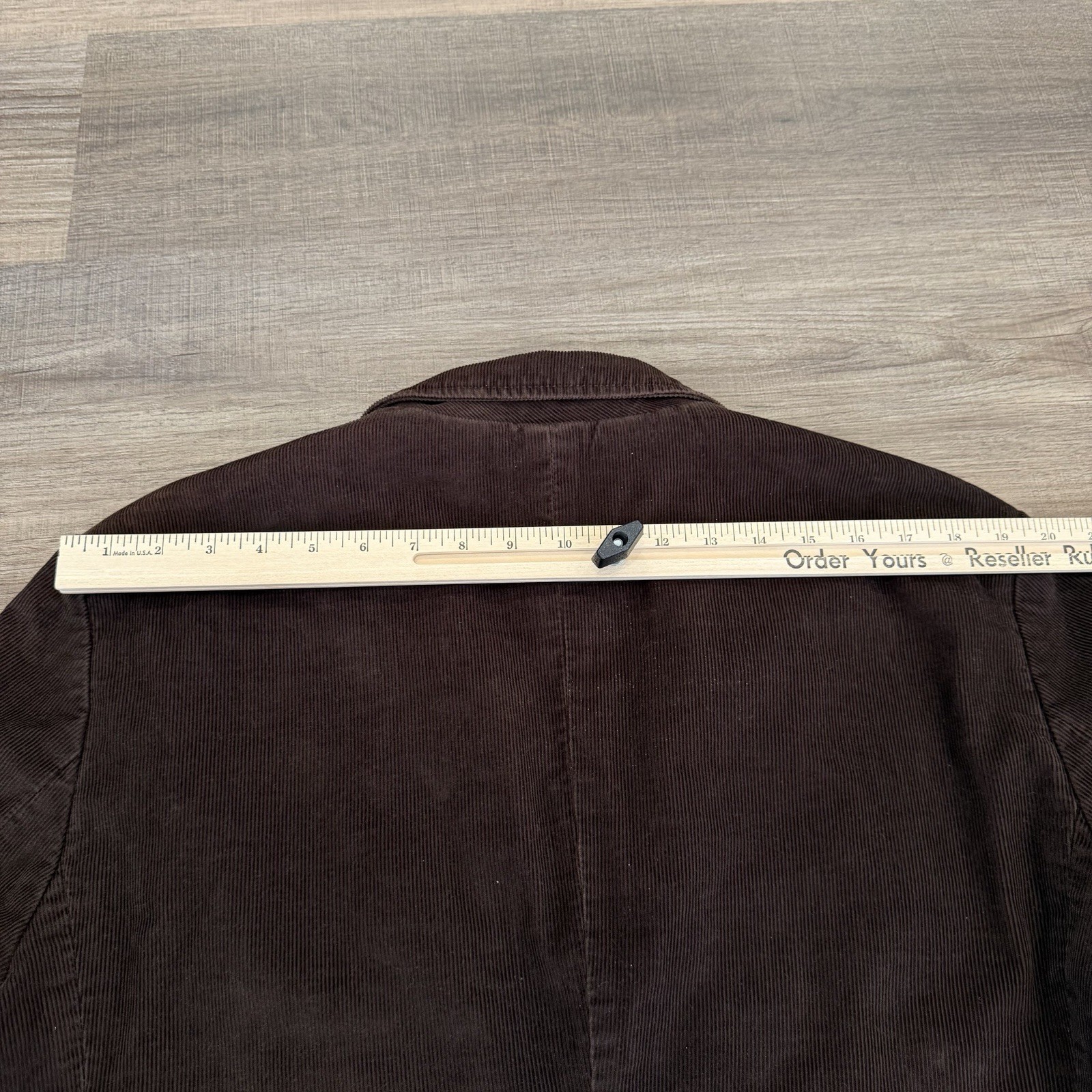 J. Crew Vintage Cord Corduroy Blazer Sport Coat Size L Brown Two Button