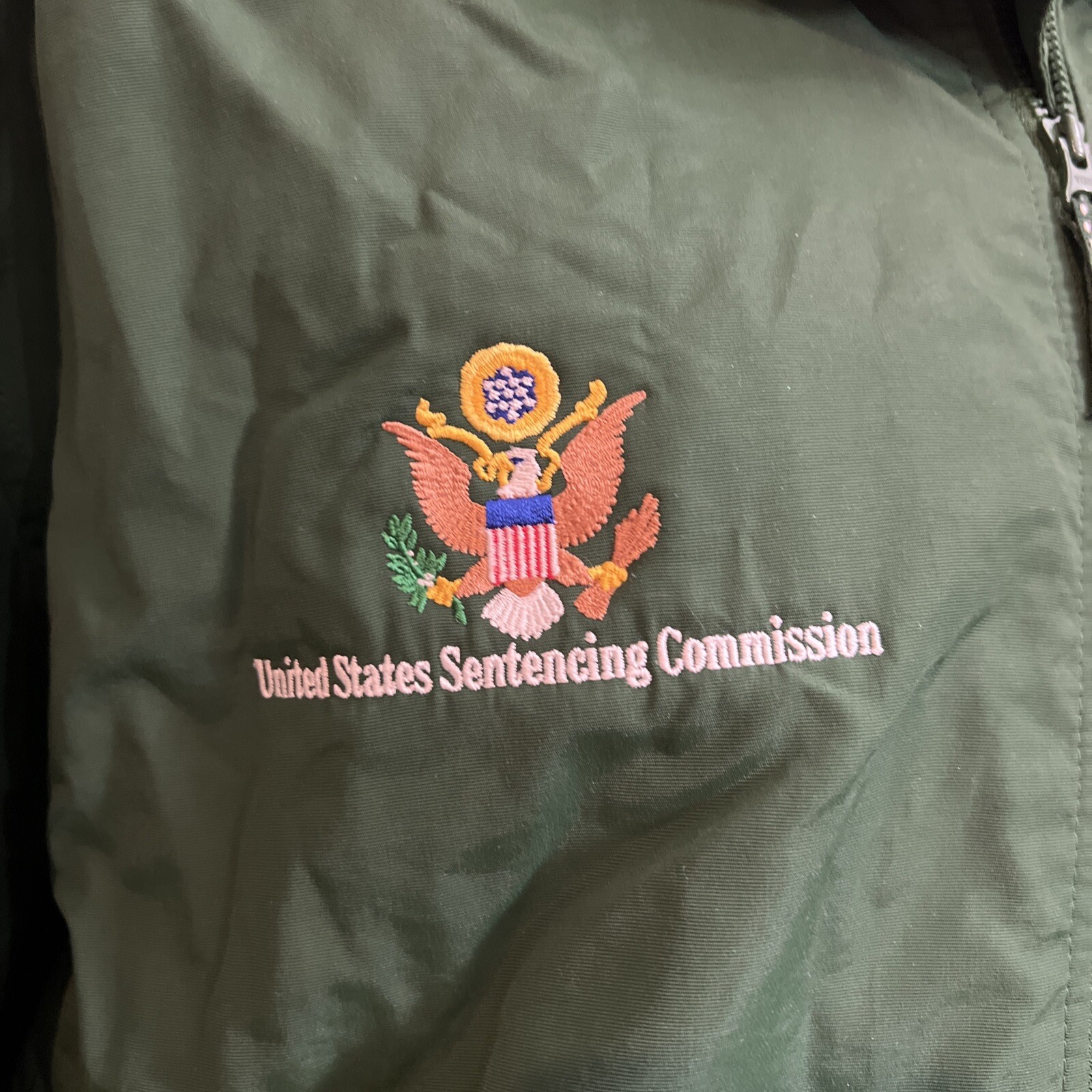 United States Sentencing Commission US Courts Congress Hooded Lined Jacket XL
