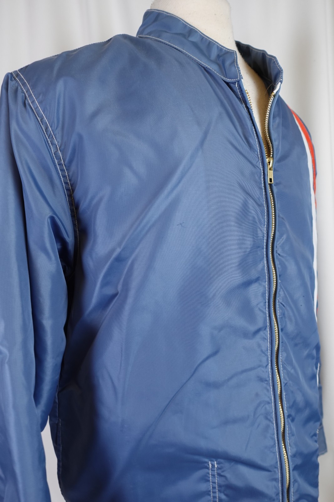 Birdwell Beach Britches Mens Racing Jacket Size Large Full Zip Casual USA Lined