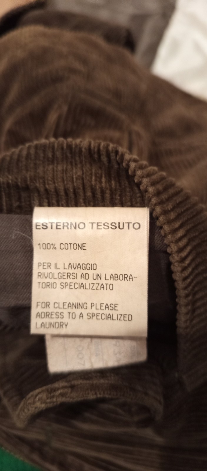 Enrico Mandelli Velvet Jacket Mens Size 57 Comfort Fit