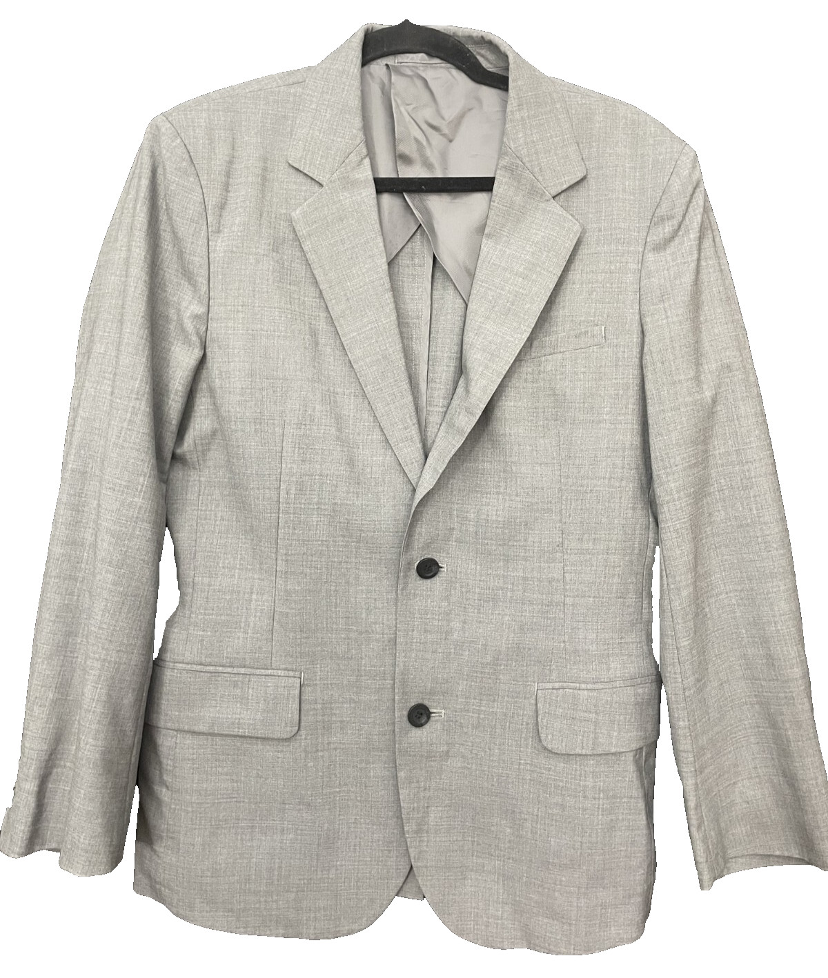 Nom de Guerre Men’s Jacket Blazer Gray Two Button Size Large Japan