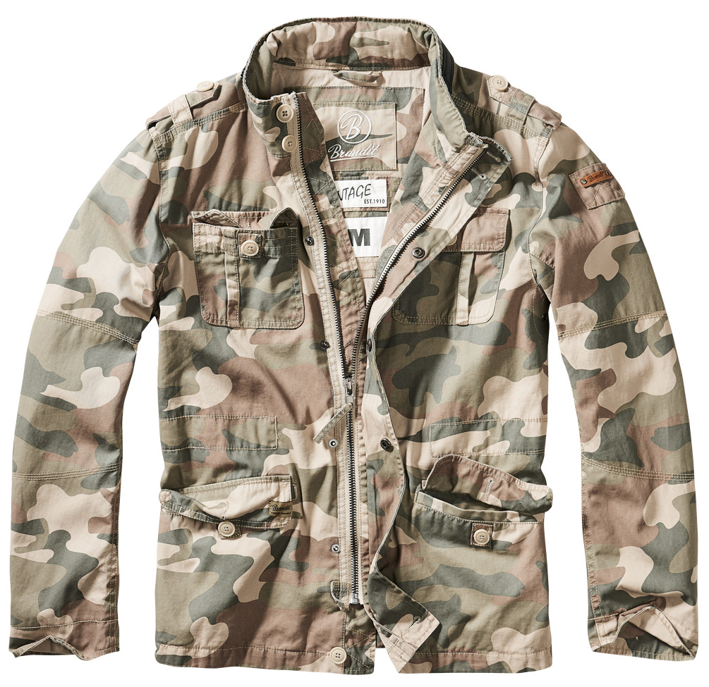 Brandit Britannia Mens Jackets Coat Military Army Parka S M L XL-7XL