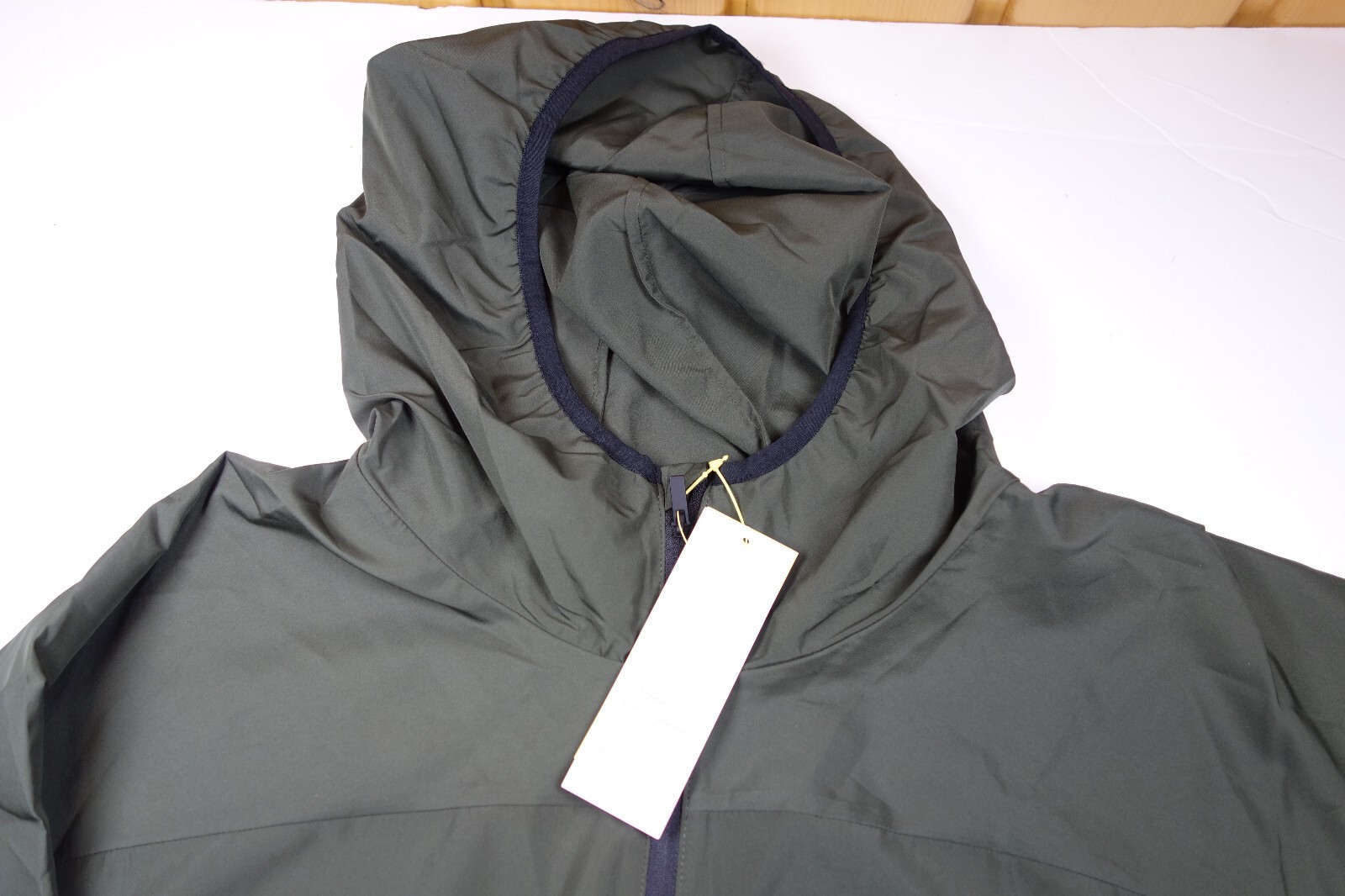ALL IN MOTION Olive Green Full Zip Lightweight WINDBREAKER Jacket NEW Small
