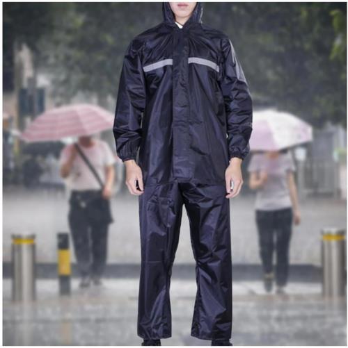 Mens Women Rain Suit Jackets Pant Gear Raincoat Waterproof motorcycle US