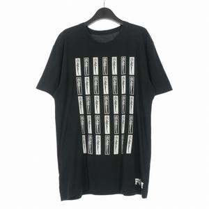 Chrome Hearts FOTI JARVIS Print T-Shirt L Black Cotton Short Sleeve