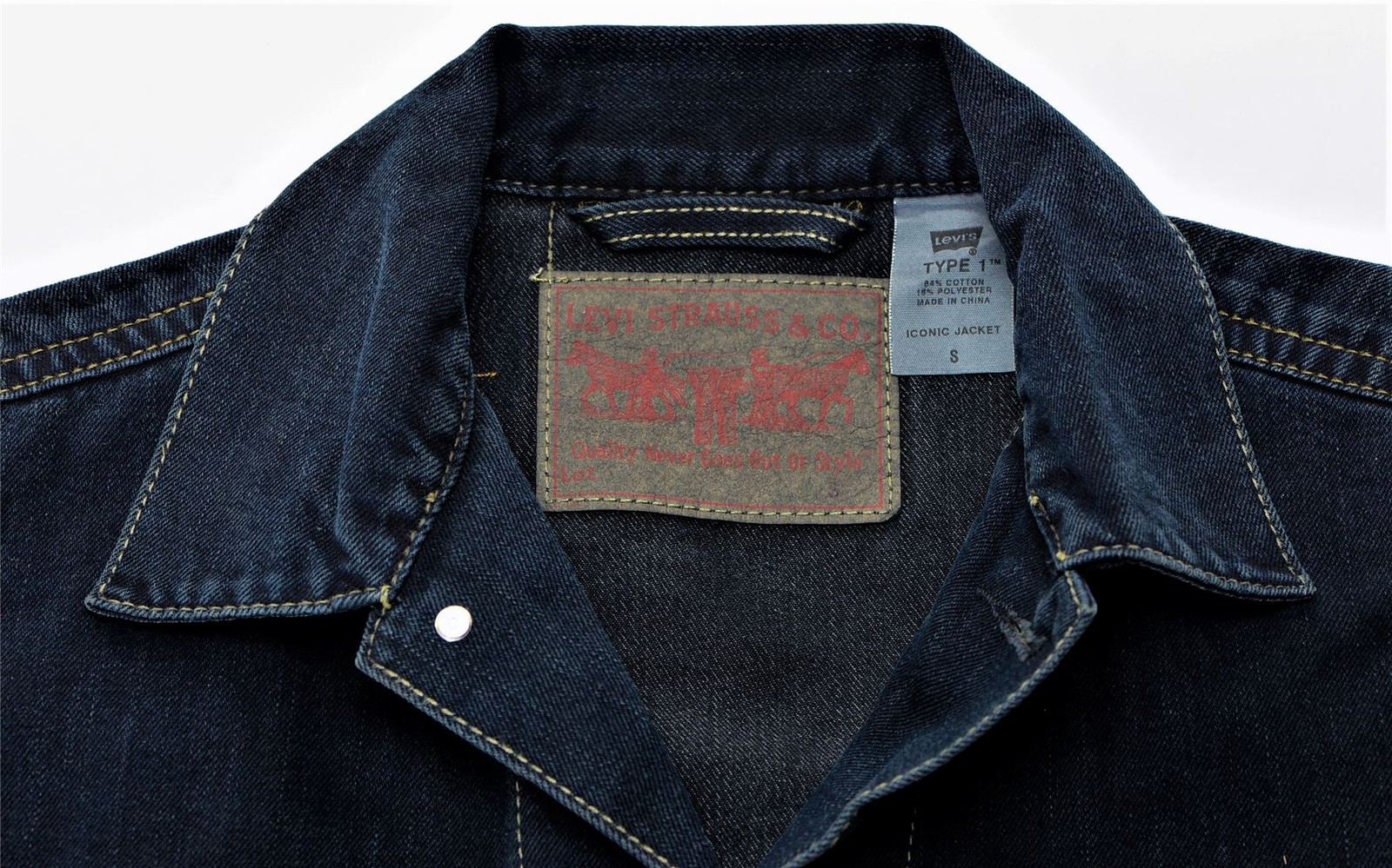 Levi’s Trucker Jacket – Men’s TYPE 1 Iconic Denim Jacket Blue