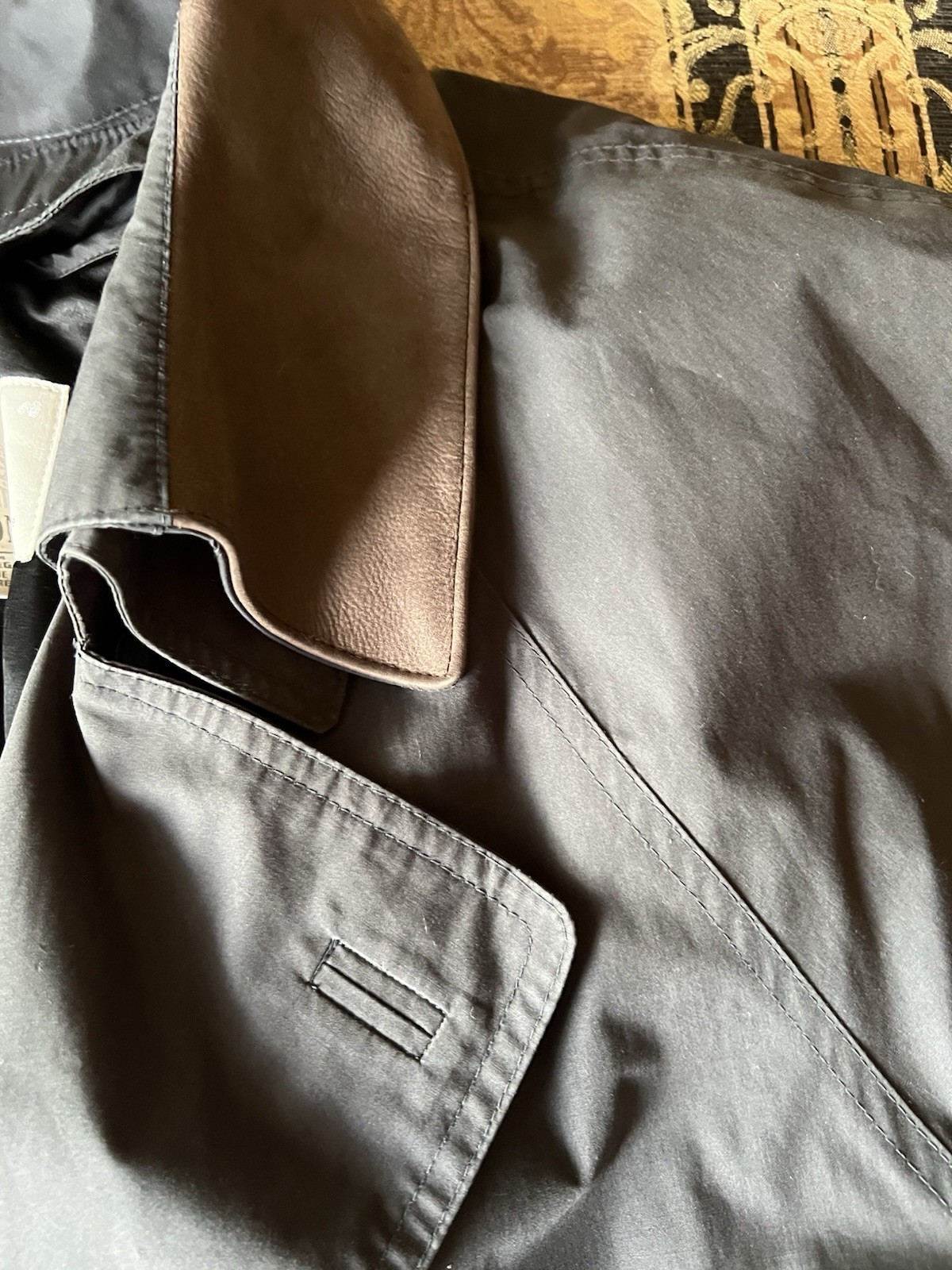 Men’s London Fog Trench Coat 44 All Season Vintage Wool Lined