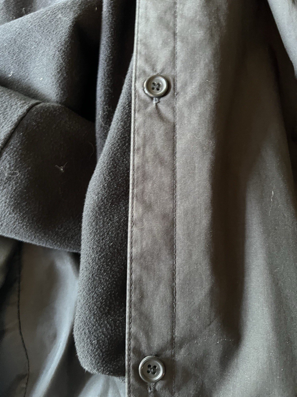 Men’s London Fog Trench Coat 44 All Season Vintage Wool Lined