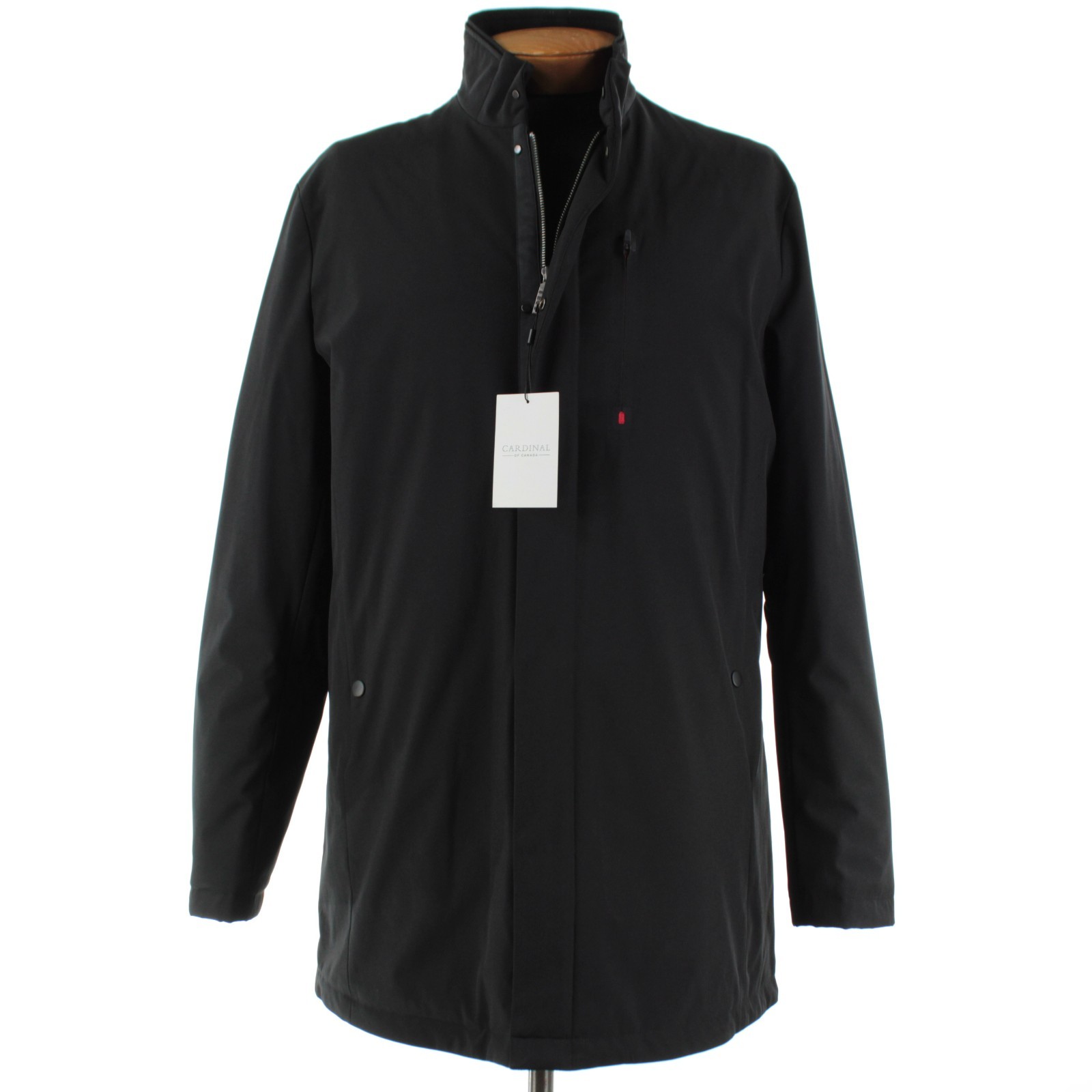 Cardinal of Canada NWD Polyester Blend Down Coat Size XL US In Solid Black