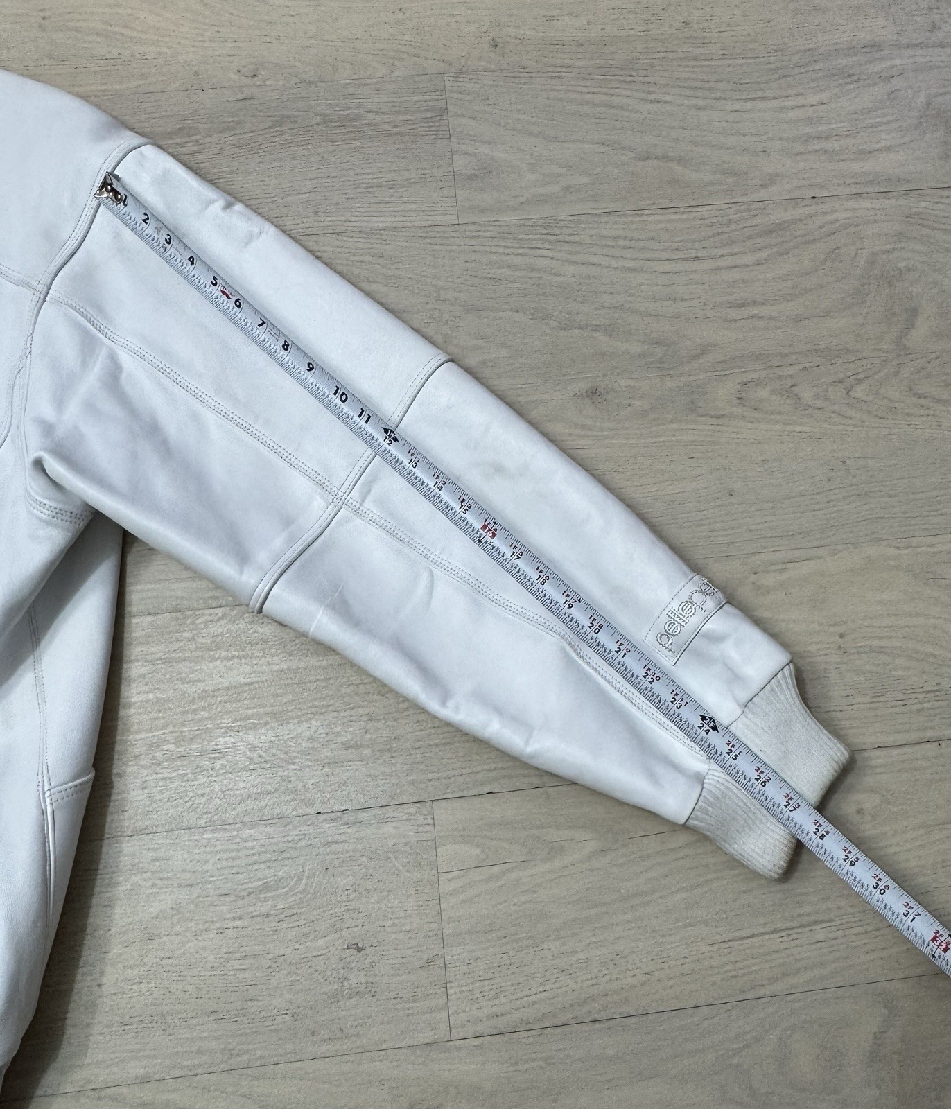 PELLE PELLE Marc Buchanan White Genuine Leather Jacket Men’s Size 56 See Pics