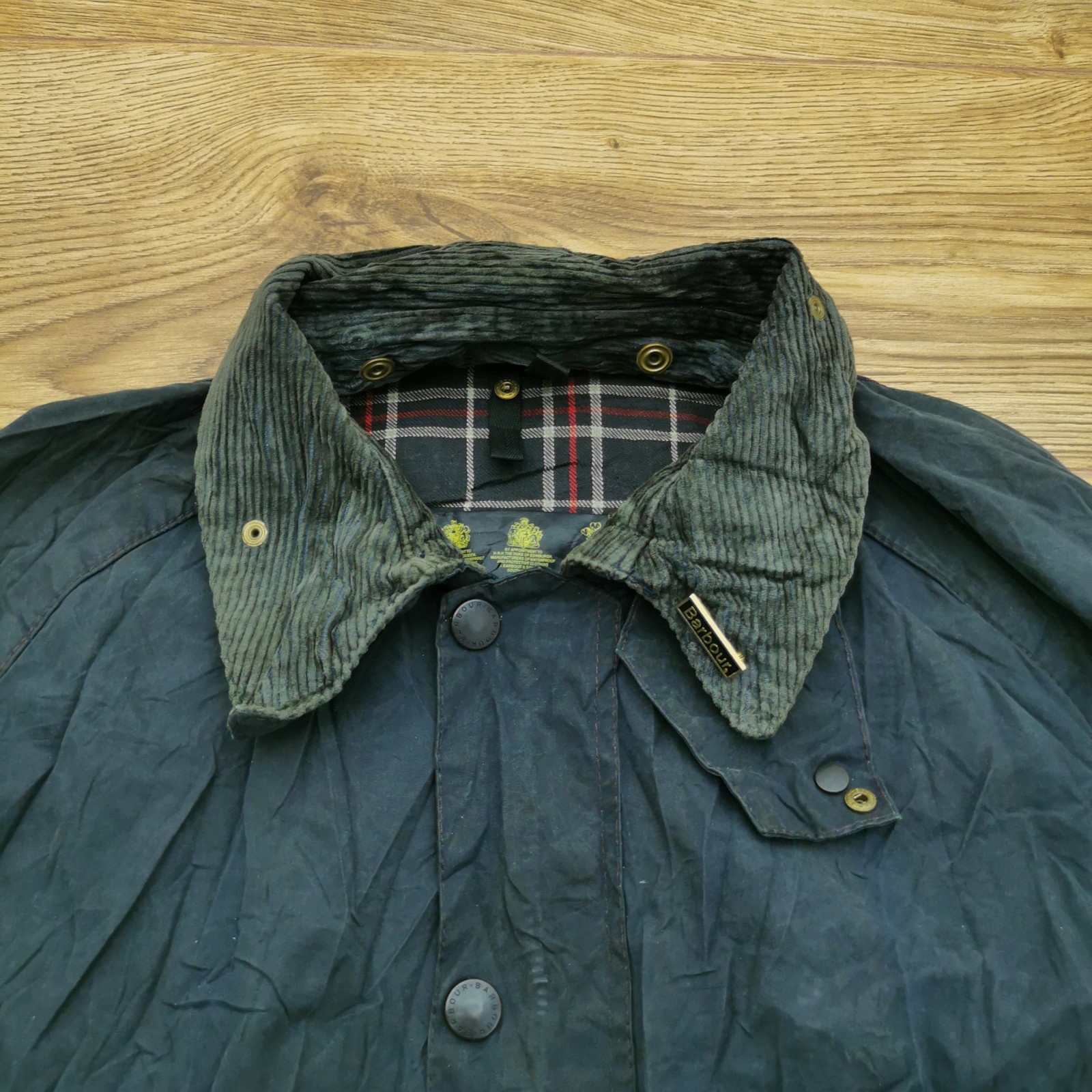 Barbour A105 Bedale Wax Jacket Mens C48 122cm Blue Vintage Outdoor Country