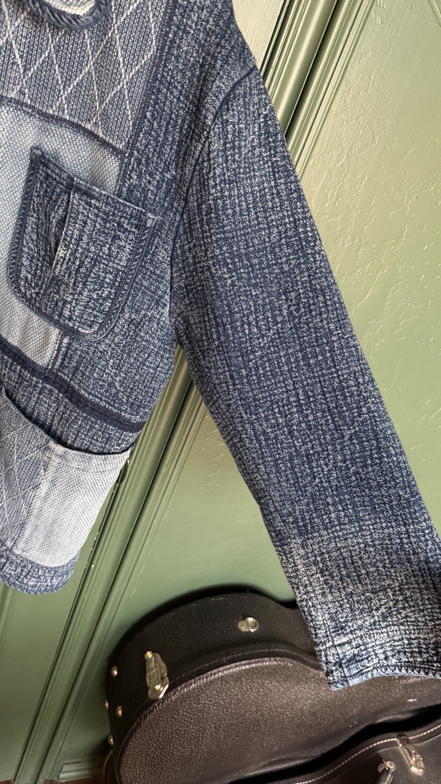 PORTER CLASSIC KENDO SASHIKO FRENCH JACKET HYBRID Sz Large US SELLER NWT
