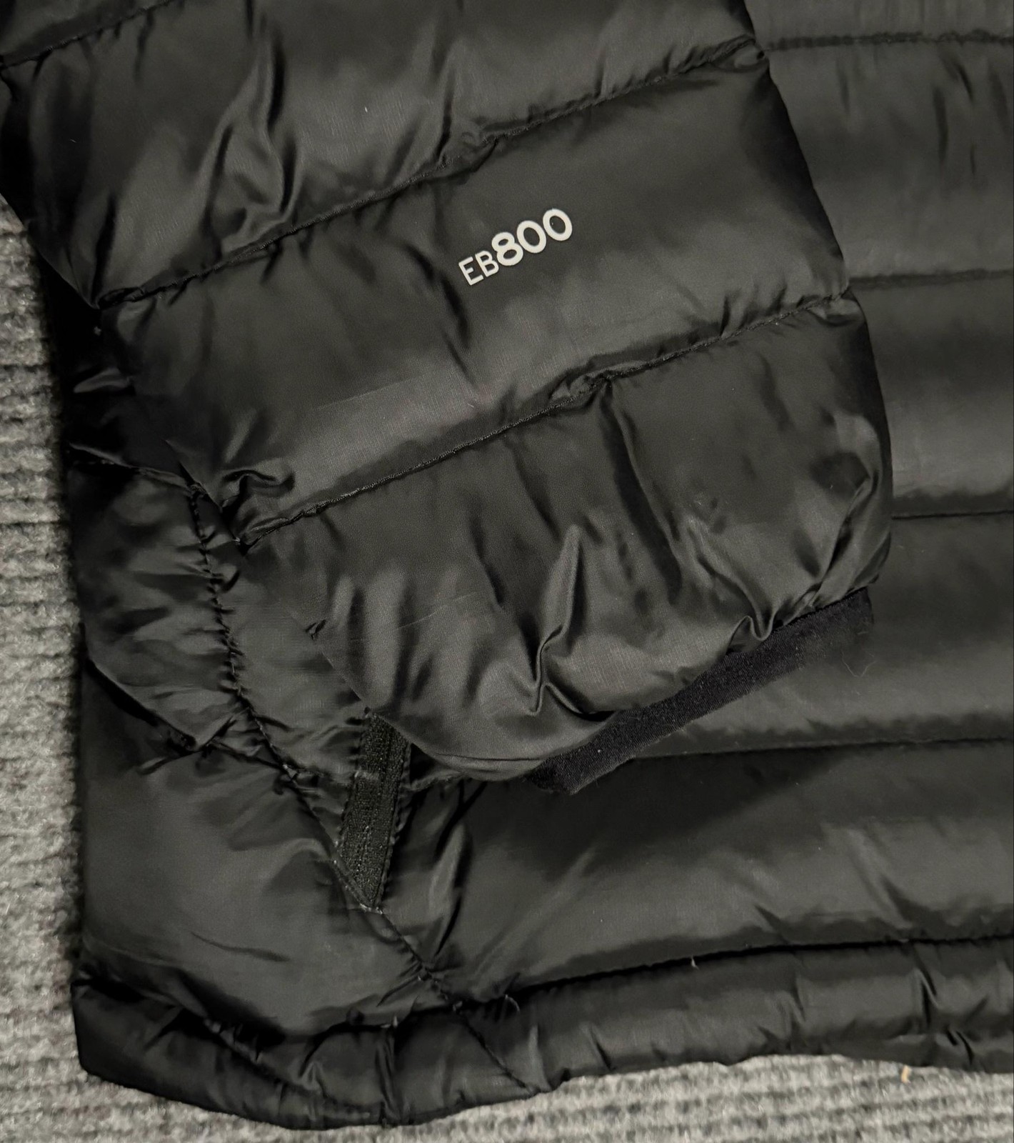 Eddie Bauer Jacket Mens Medium First Ascent 800 Goose Down Puffer Full Zip Black