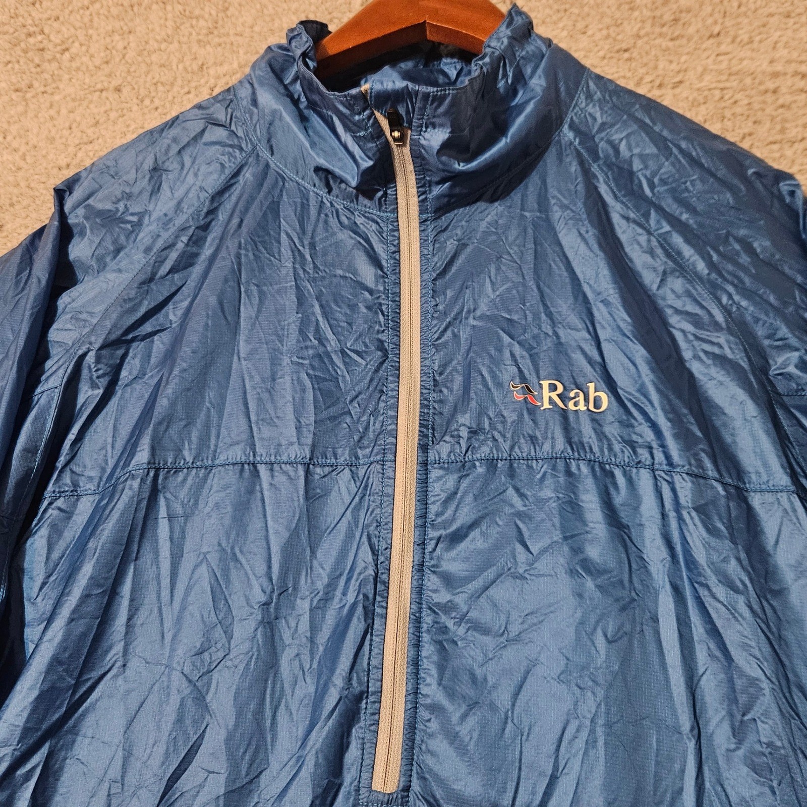Rab Cirrus Pull-On Wind Jacket Men’s Large Ultra-light Pertex Ripstop Packable