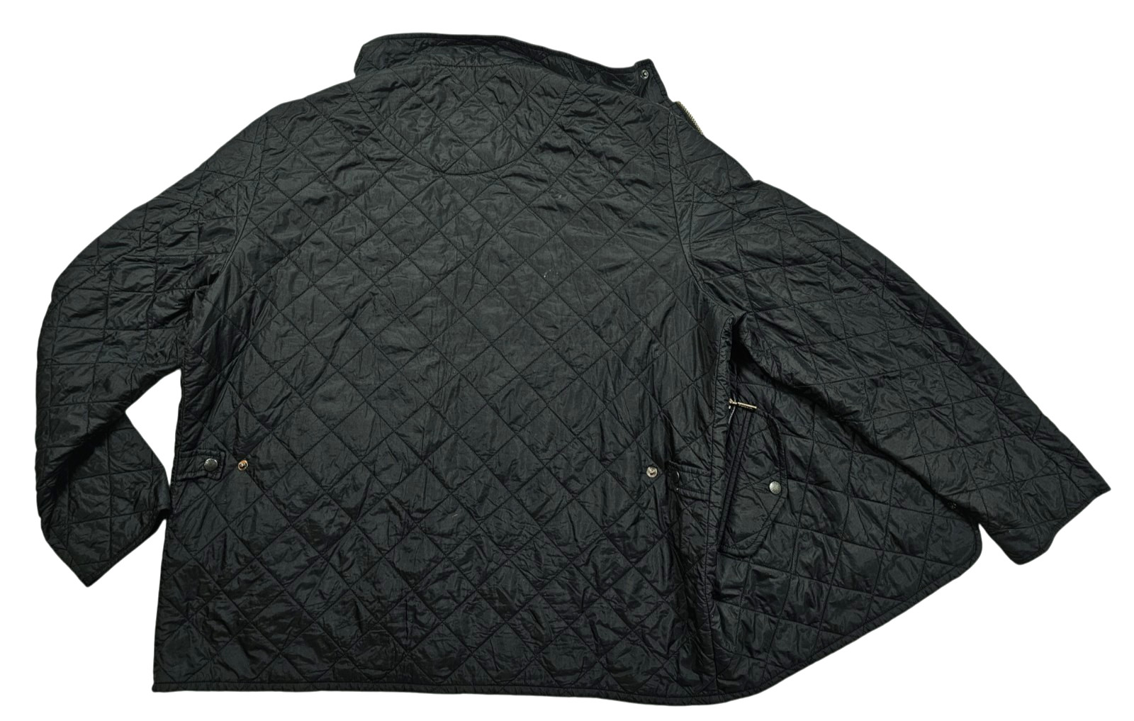 *HOT Men’s BARBOUR @ CHELSEA SPORTS QUILTED Corduroy Collar Zip BLACK Jacket XXL