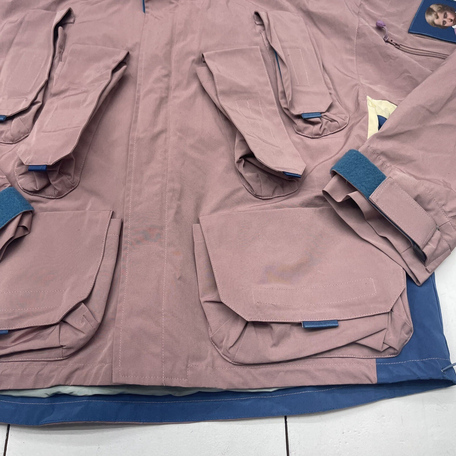 Umamiism Automne Hiver Hypewear Pink Parachute Bondage Jacket Mens Size M *