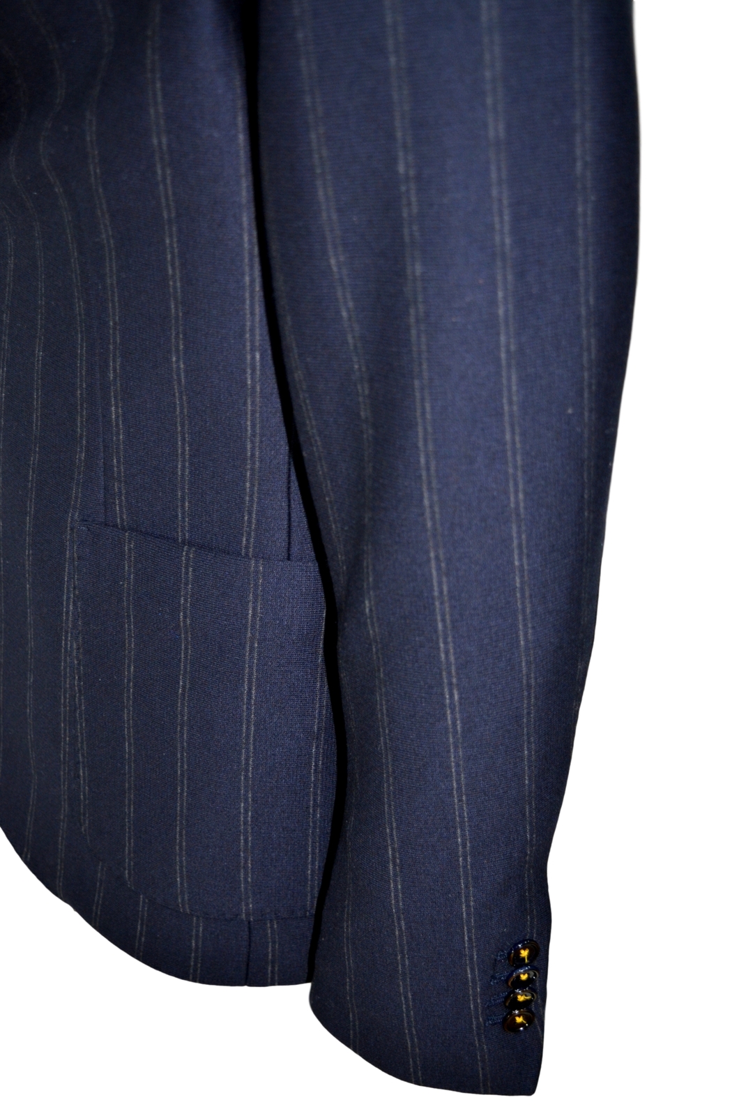 ALESSANDRO GILLES Men’s Jacket Extra Slim Fit GMAT 2307 Blue Stripe