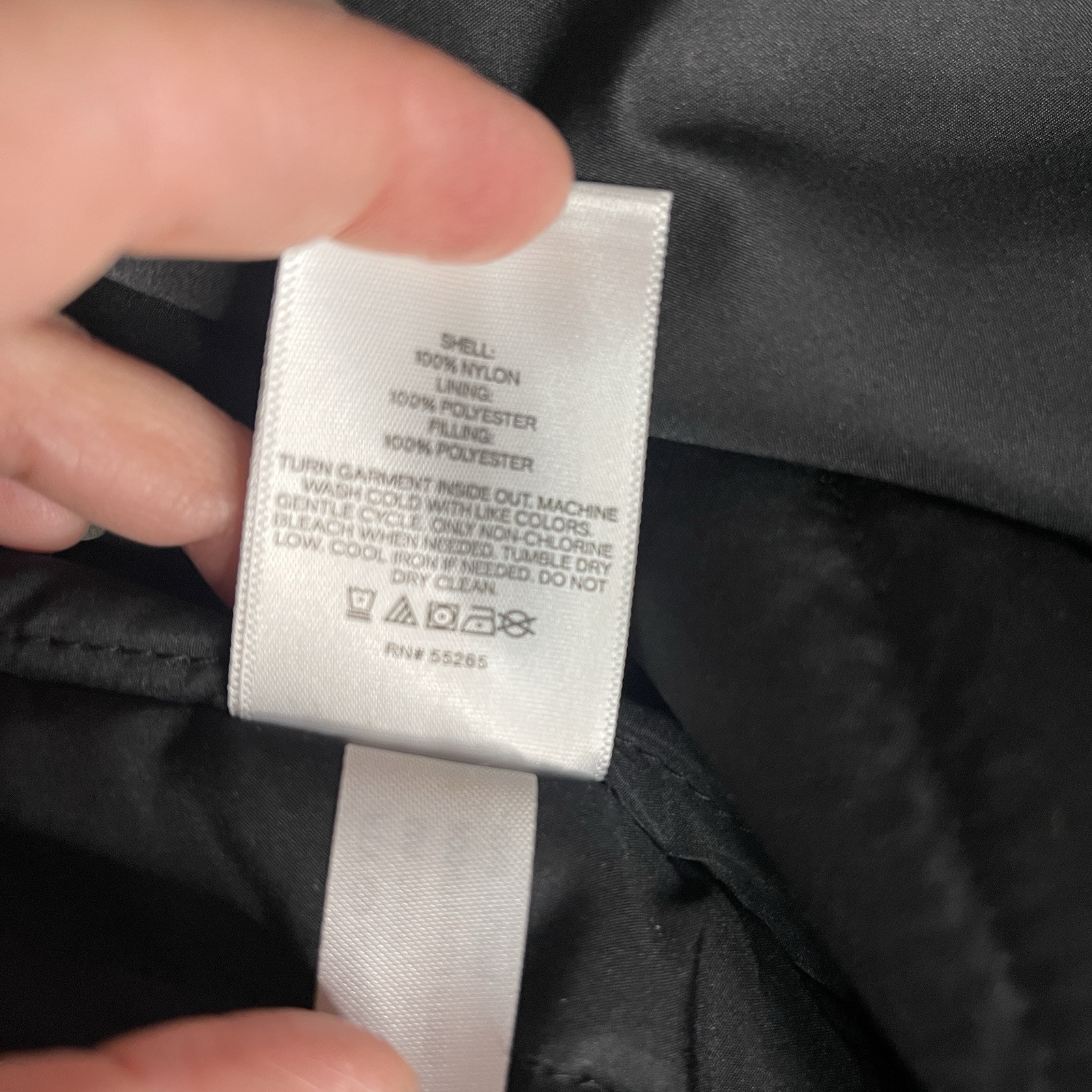 EXPRESS Men’s Black Drawstring Collar Button Front Nylon Trench Coat Sz Sm NEW