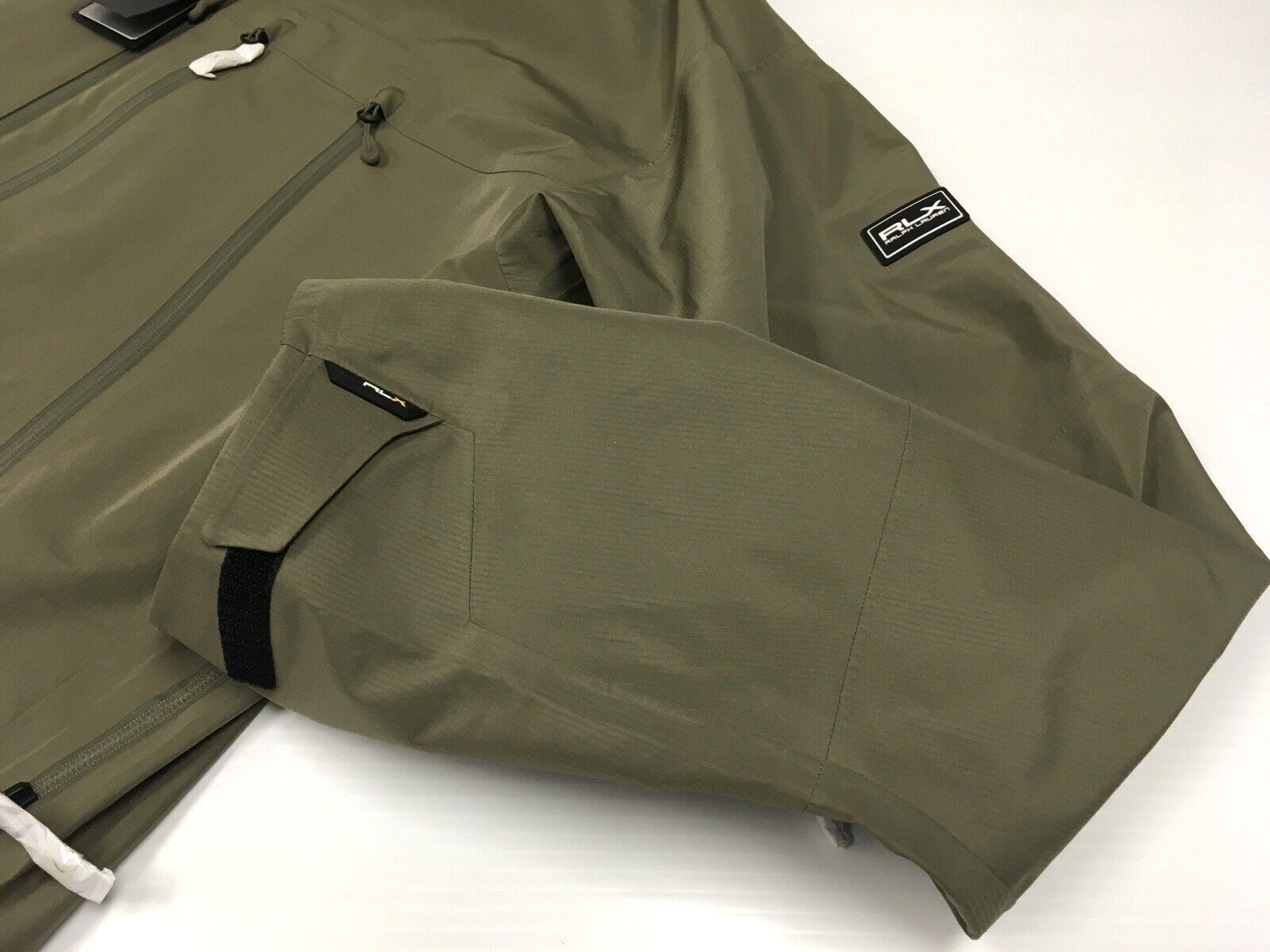 RLX Polo Ralph Lauren Military Army 03 Unit Waterproof Hooded Rain Tech Jacket