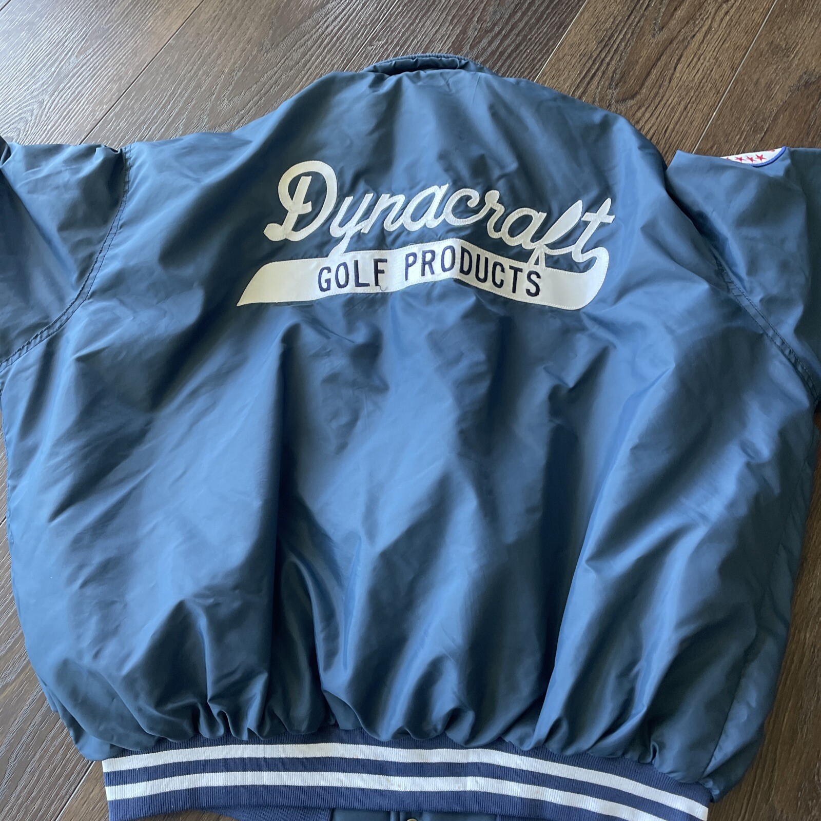 Vintage Nylon Softball Nylon Snap Jacket; Men’s L (short); Softball; Dynacraft