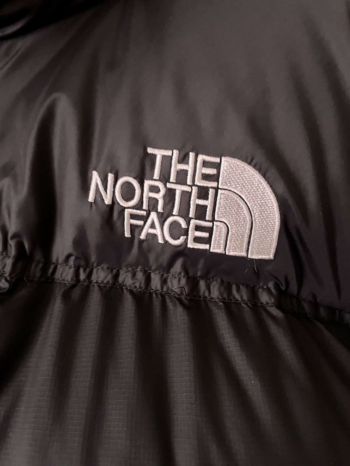 90s The North Face 700 Down Nuptse Puffer Jacket Black Mens XXL Good Condition