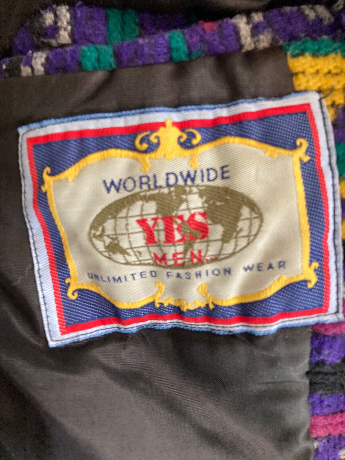 Yes Indian blanket bomber jacket, size XL