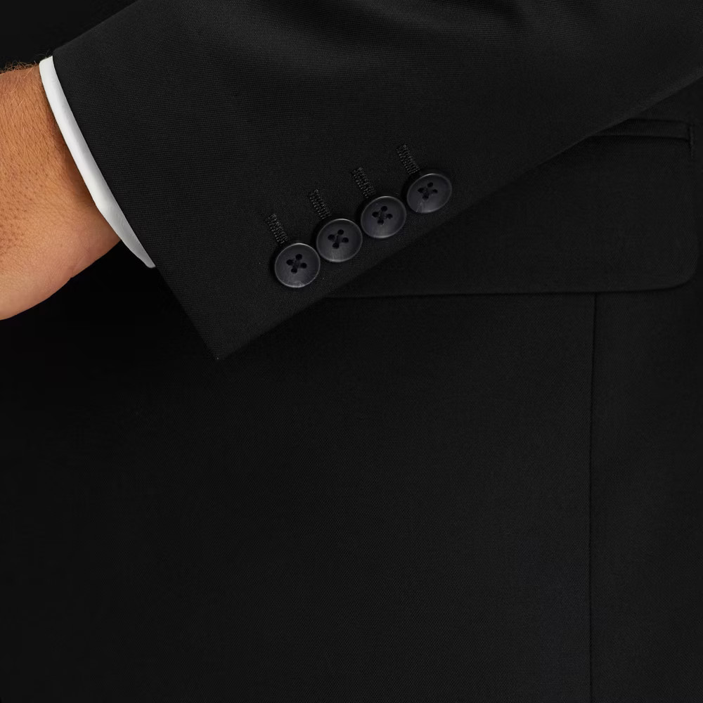 Haggar H26 Men’s Button Up Slim-Fit Suit Jacket Formal Slim Fit