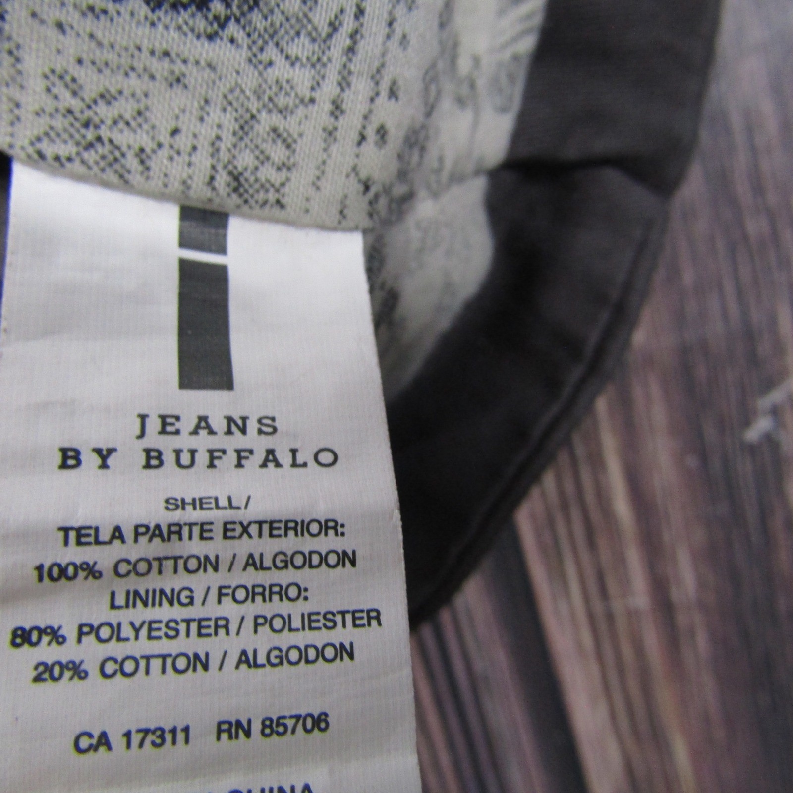 Jeans by Buffalo Waistcoat Vest Mens XL Brown Cotton Four Button Casual