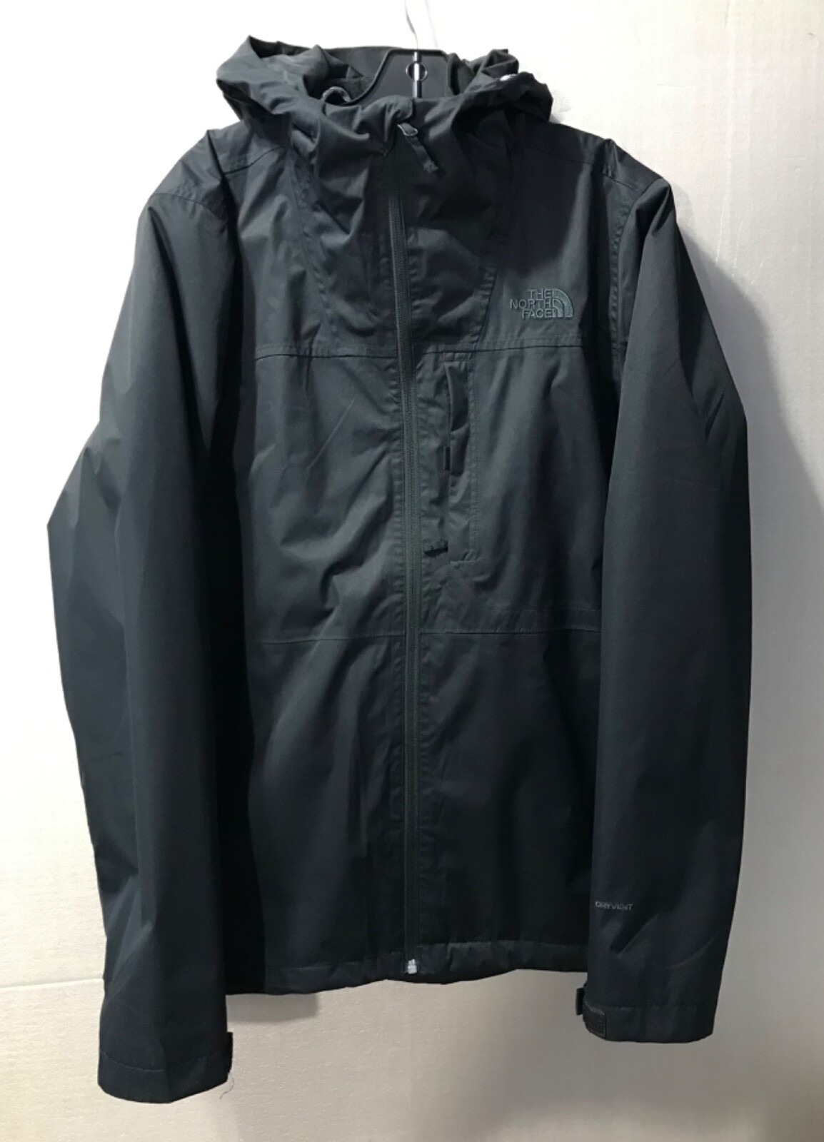 The North Face Jacket Mens Large Black Hooded 2 in 1 Removable 2 Piece Winter