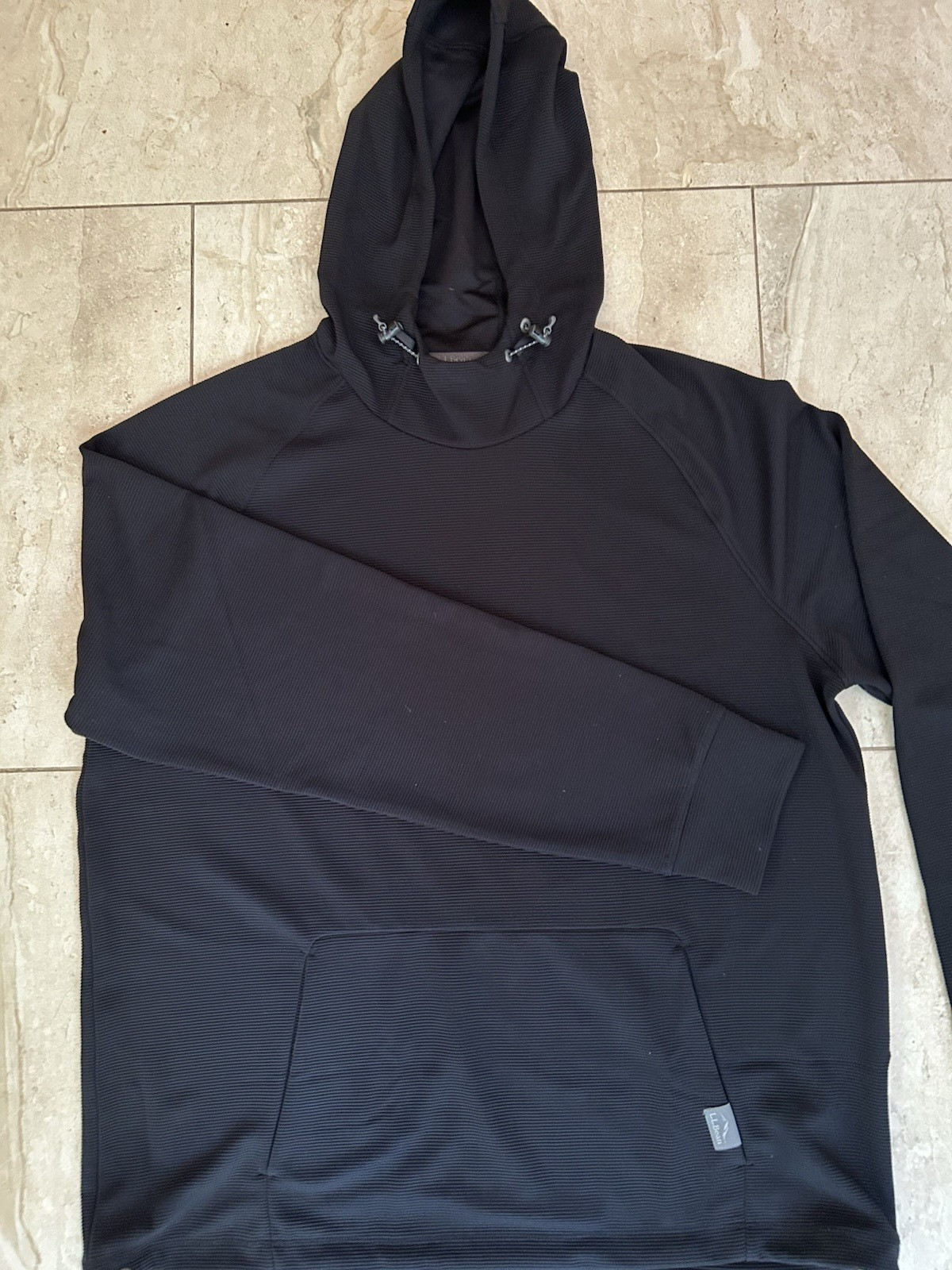 LL Bean Men’s Venture Stretch Ottoman-Rib Hoodie Men’s Large Hiking All Season