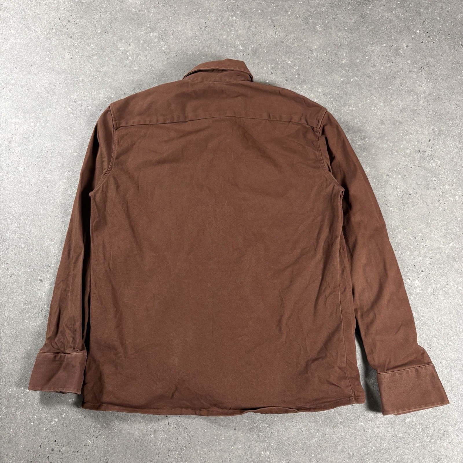 Percival Jacket Mens XL Brown Chore Utility Check Overshirt Utility Shacket