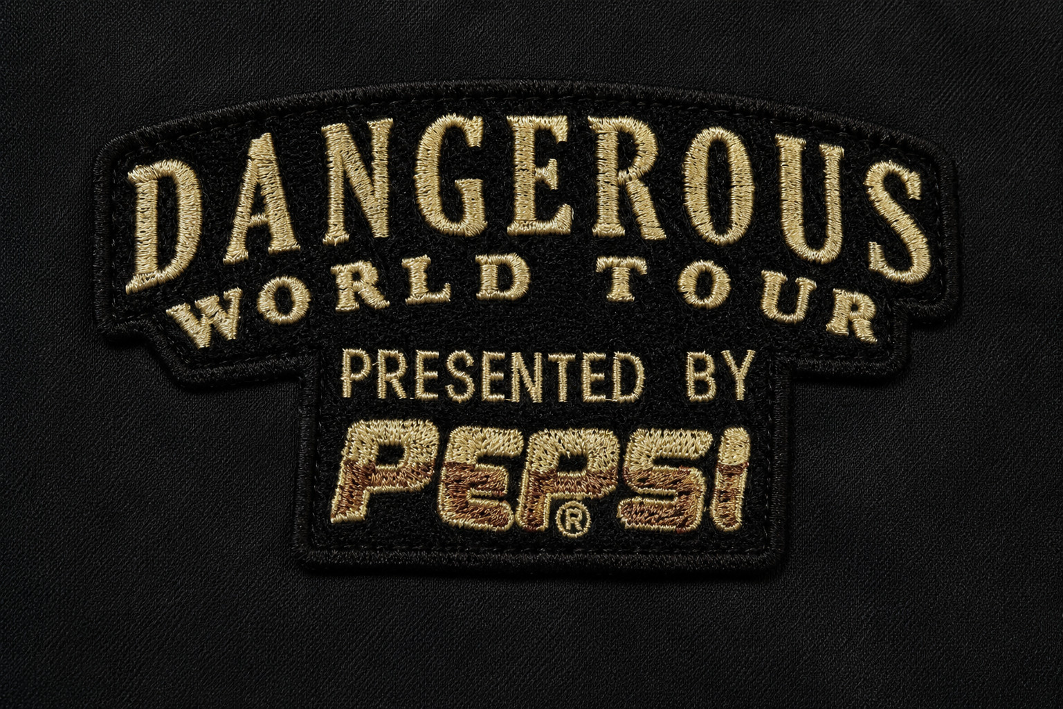 Michael Jackson Dangerous Tour Satin Bomber Jacket Pepsi Vintage Varsity Jacket.