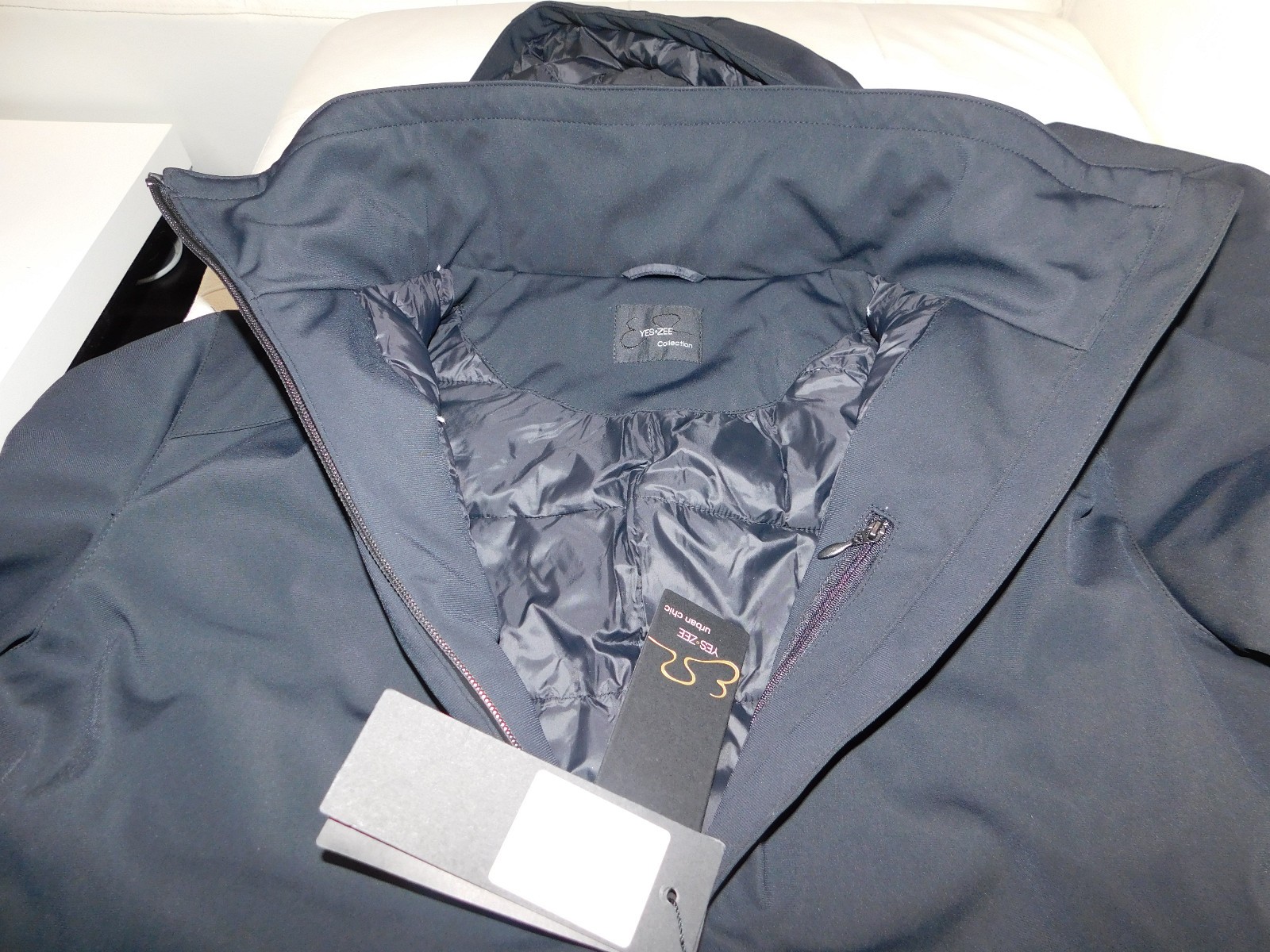 Yes-Zee men hooded quilt padd Jacket/Coat. New w/ tag, size 2XL. Fit US L-XL.