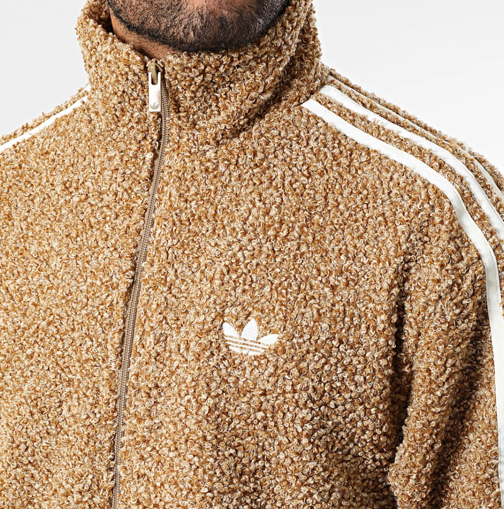 NEW MENS ADIDAS ORIGINALS FIREBIRD BOUCLE JACKET ~SIZE 2XL #KS5274