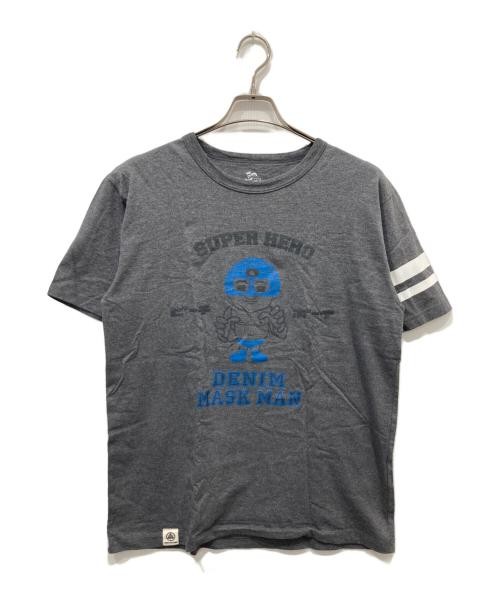MOMOTARO JEANS Maskman Momotaro T-shirt Gray L Men’s Casual Top