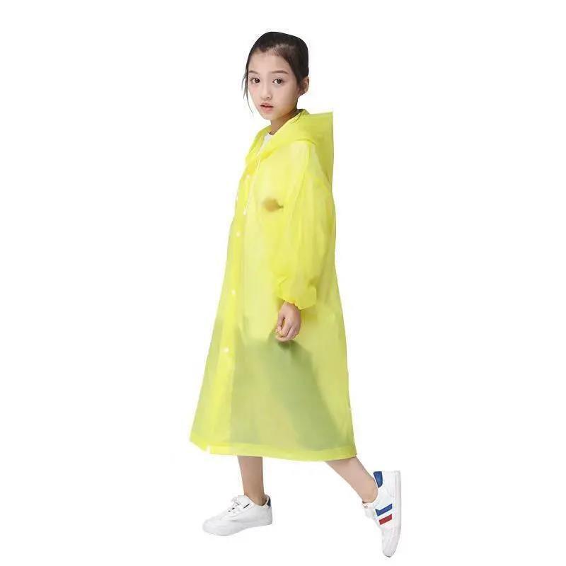 Unisex Adult Waterproof Raincoat Rain Coat Hooded Jacket Poncho Rainwear Camping