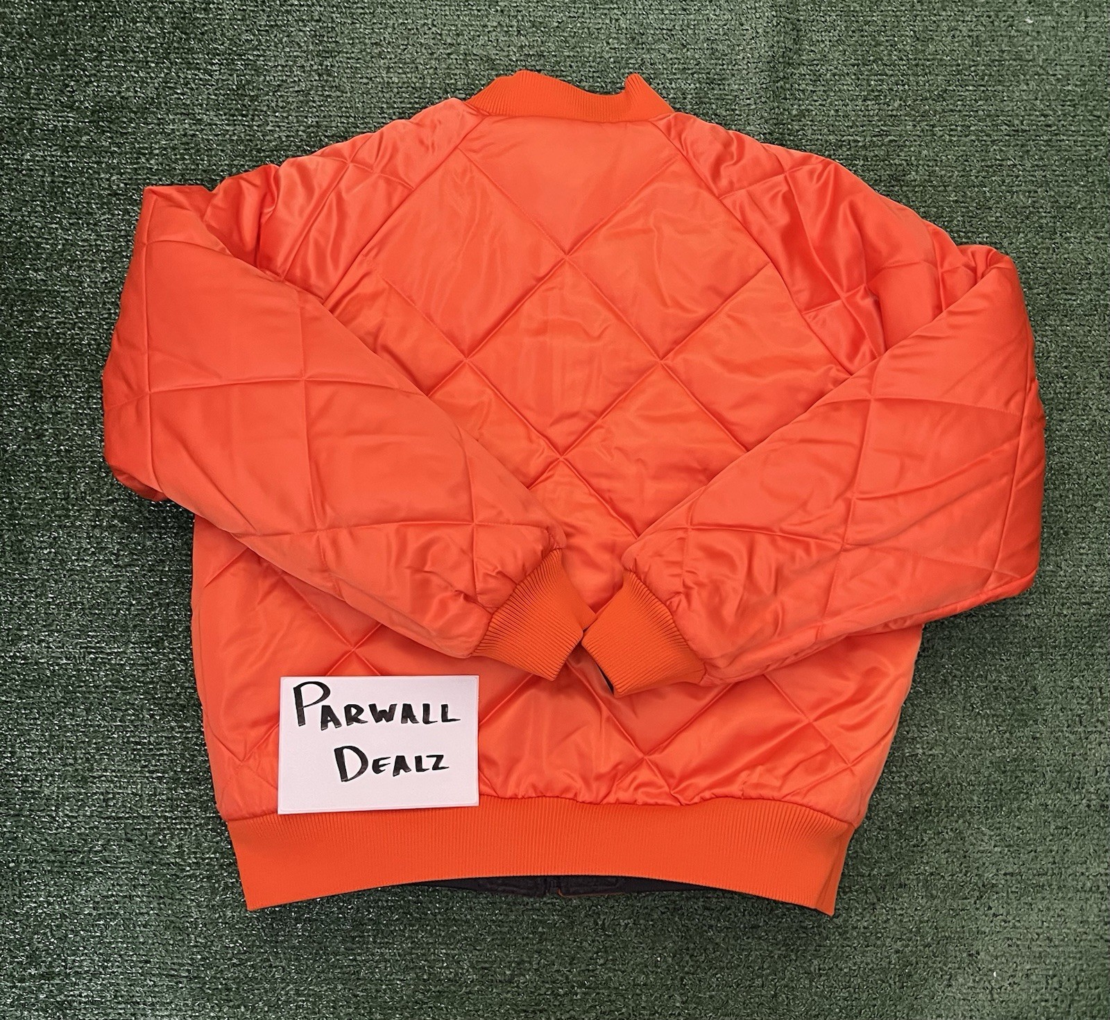 Adidas Originals Reversible Superstar Bomber Jacket Gray Orange Men’s M KR7618
