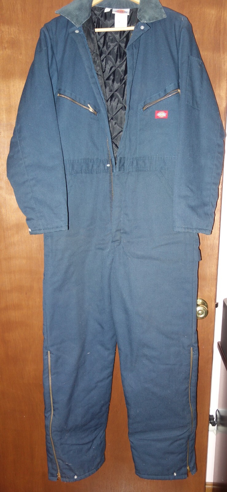 Dickies Men’s 1 Piece Navy Blue Snow Suit Coveralls Ski Suit Size 38/40