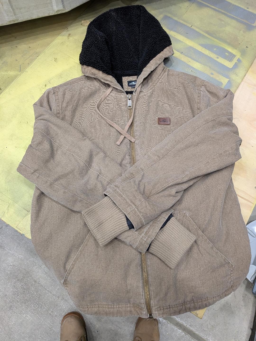 O’Neill Work Coat, Sherpa Lined, Camel Brown, Mens, nice!